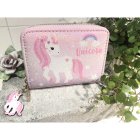 Lompakko Unicorn Glittery Plånbok Unicorn Glittrig