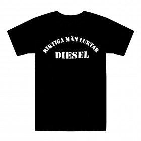 T-paita Riktiga män luktar diesel T-shirt Riktiga män luktar diesel
